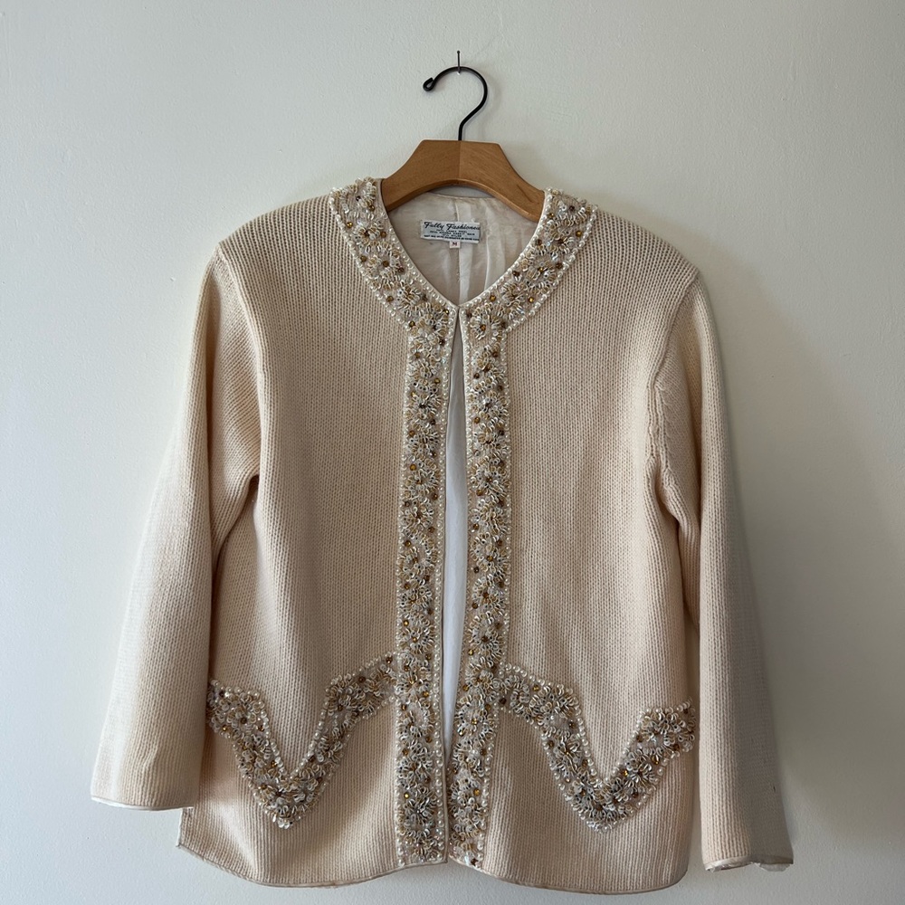 Vintage Beaded Cardigan
